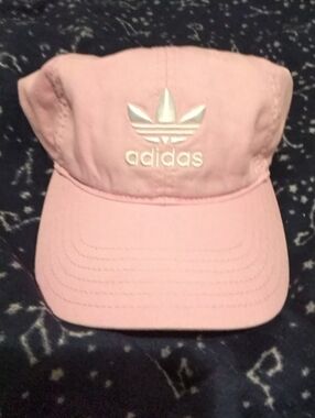 adidas Women's Light Pink Trefoil Baseball Cap
